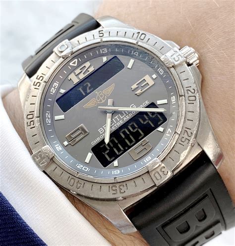 replica breitling aerospace e79362|Breitling chronometre aerospace watch.